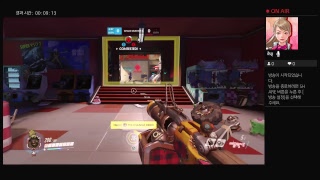 PS4에서 방송오버워치입니다