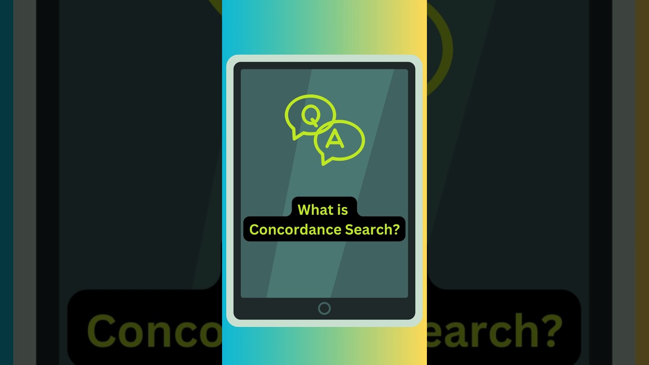 What is Concordance Search? 