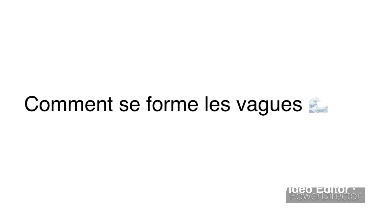 Comment se forme les vagues 🌊 ? YouTube — free download