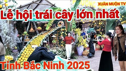 Hình ảnh trước giờ khai mạc lễ hội hoa quả tỉnh Bắc Ninh 2025