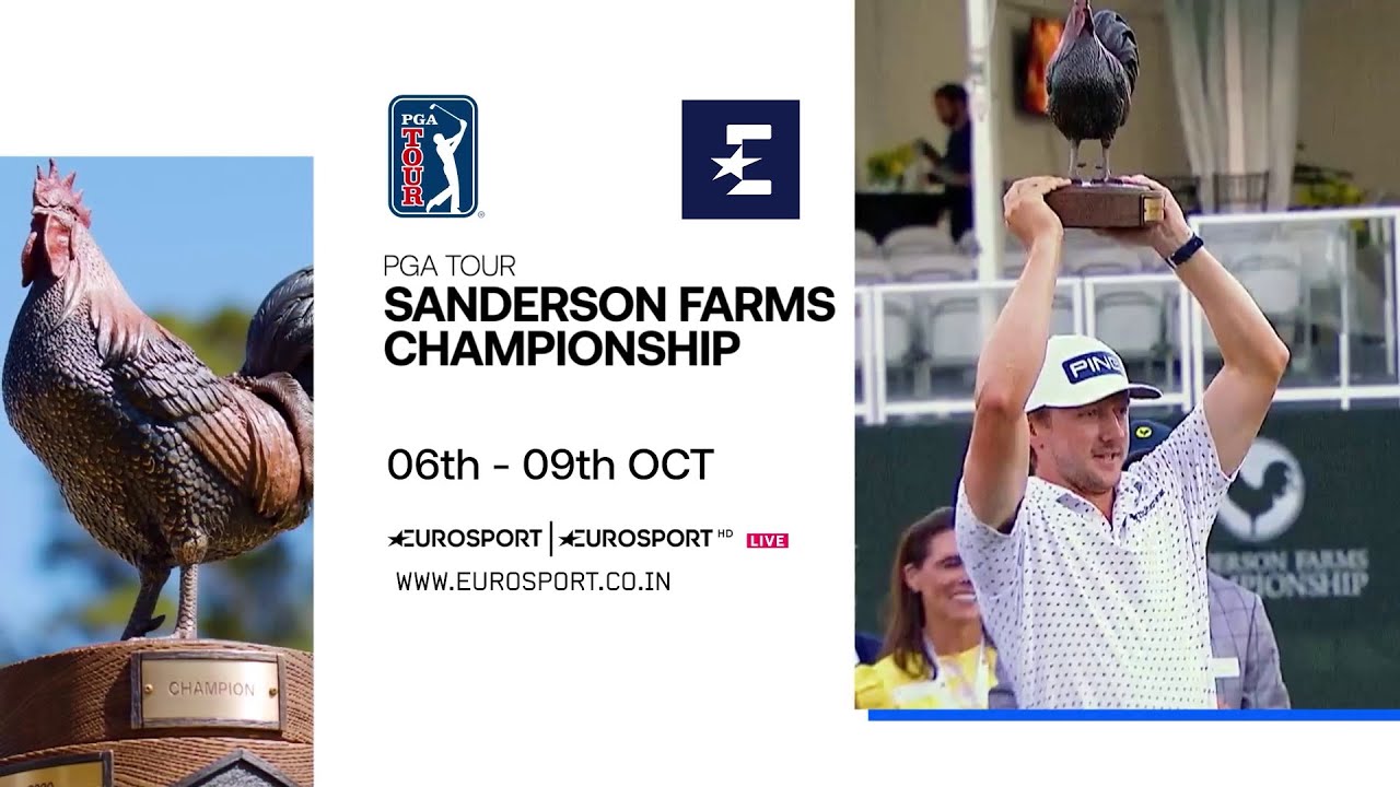 Who will grab the Trophy? 🏌️PGA Tour Sanderson Farms Championship Eurosport India