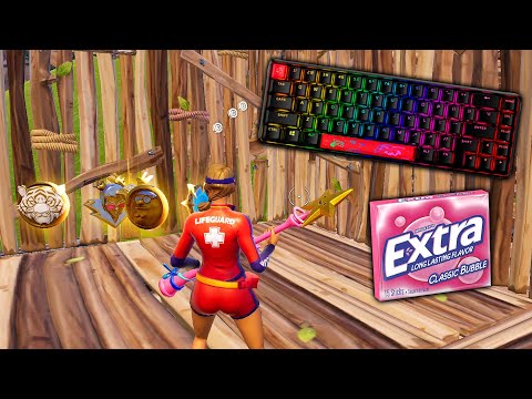[ASMR] Cracked Fortnite Gum Chewing (Whispering and Keyboard Sounds)