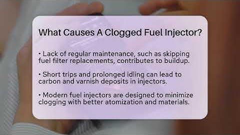 What Causes A Clogged Fuel Injector? - Talking Tech Trends