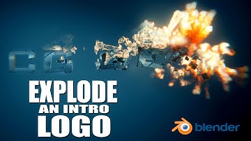 Create a Logo Explosion Animation - Blender Tutorial