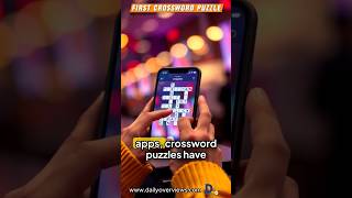 First Crossword Puzzle Published: A Game-Changer in 1913! #puzzle #shorts #youtubeshorts