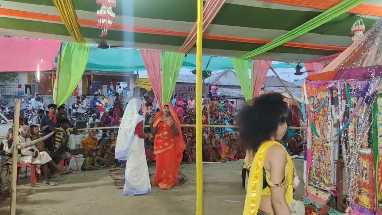 Dina bhadri का रंगिन प्रोग्राम परमानंदपुर से लाइव वीडियो मुकेश पंजियार मो, 8677933676