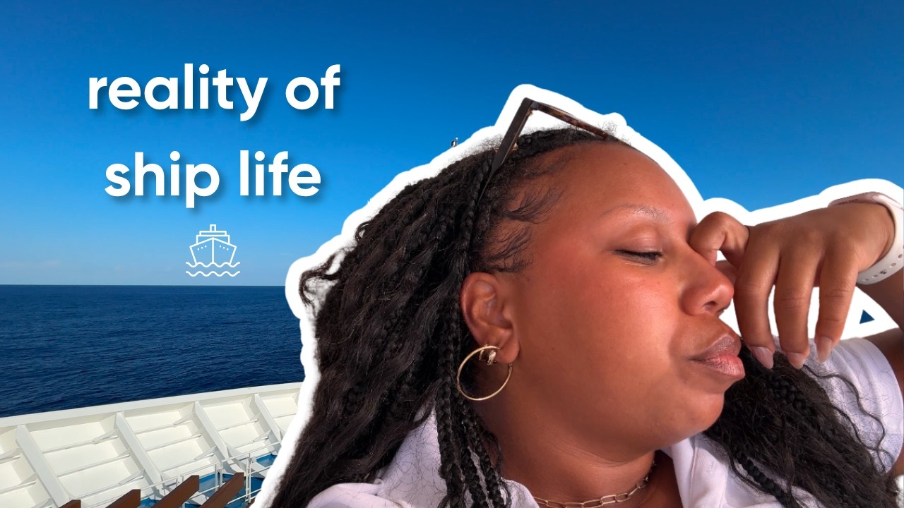 WORKING ON A CRUISE SHIP: The Honest Reality (Day in The Life & Cabin Tour) 🚢