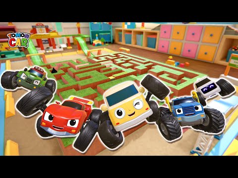 Passing through the maze play | nursery rhyme Kids Songs Tomoncar World  토몬카