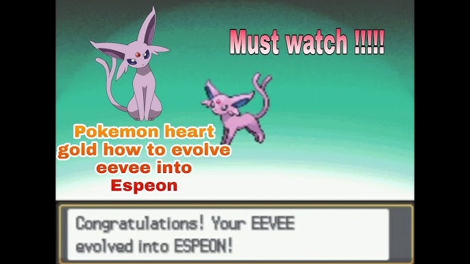 How to get Eevee in Pokemon Heart Gold / Soul Silver 