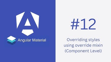 Overriding styles using override mixin (Component Level)