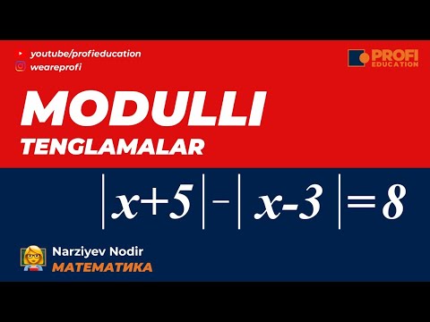 Modulli tenglamalar