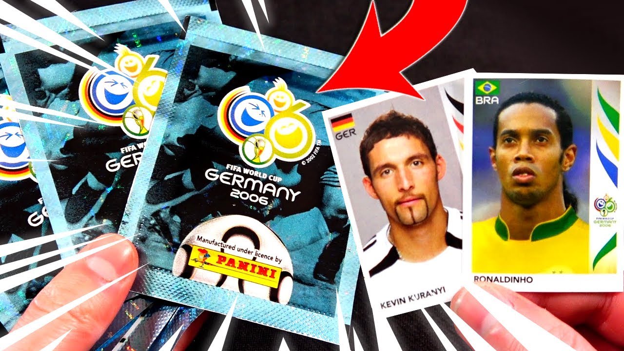 Glitzersticker WC rar Panini WM 2006 Deutschland 44 verschiedene Sticker inkl 