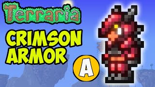 Terraria How Get Crimson Armor Terraria 1.4.4.9 Crimson Armor Terraria How Make Crimson Armor