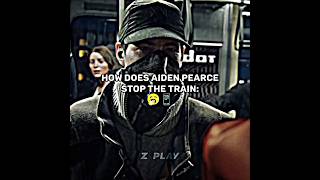 How Spider-Man VS Aiden Pearce stop the train #shorts