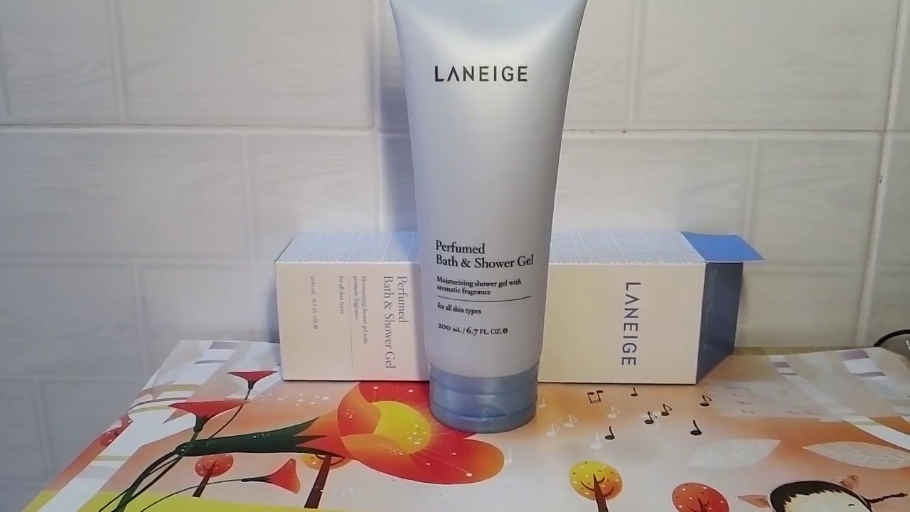 Review mỹ phẩm Laneige 라네즈 Perfumed & Bath Shower Gel YouTube