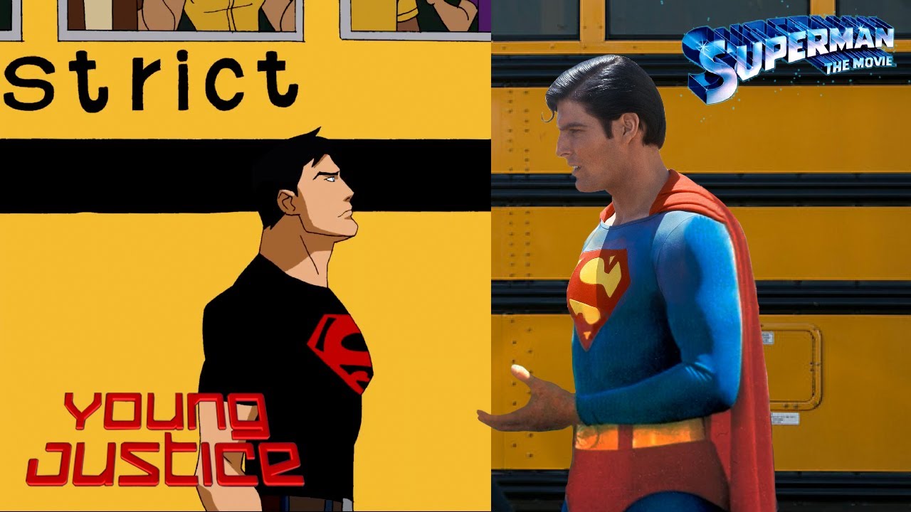 Young Justice|Superman Bus Rescue Mashup