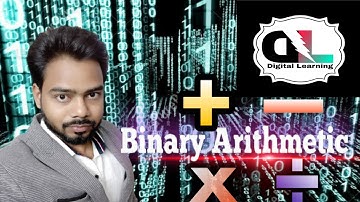 Binary Arithmetic || Binary Division with example