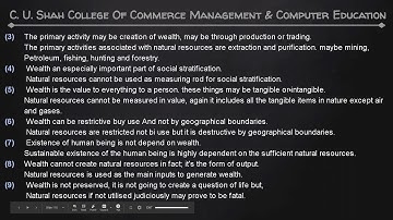 B.B.A SEM-1 ENVIRONMENTAL SCIENCE U2 PART IV BY PROF. BHARTI PARMAR