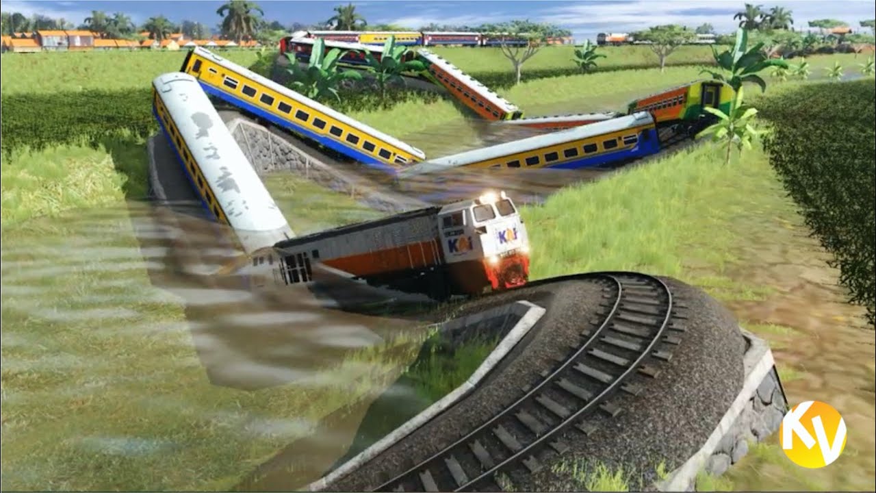 Jalur Cuci Kereta Api 😆💦🚂