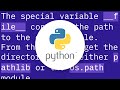 How do I get the full path of the current file's directory?