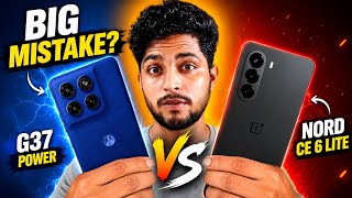 Oneplus nord ce 6 lite vs moto g37 power | Camera, display, battery, gaming test