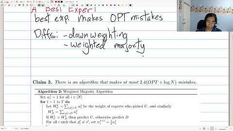 Lecture 8B: Private Multiplicative Weights - Non-Private Multiplicative Weights