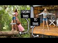WE CAN'T BELIEVE IT! Raw LOG to BEAUTIFUL DIY DECK in 1 video