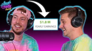 HOW MUCH MONEY WE MAKE ON YOUTUBE! - Podcast Ep. 12