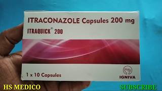 Itraquick 200 mg capsule Ka full review HS MEDICO in Hindi, मात्र 7दिन दाद,खाज खुजली की समस्या खत्म।