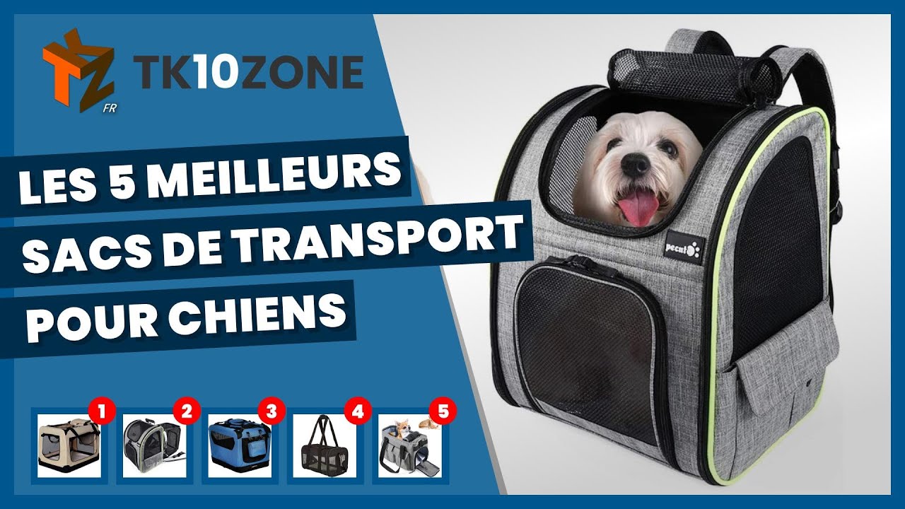 Les meilleurs sacs de transport pour chiens en 2024