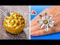 Ideias incomuns de joias DIY: Lindos anéis, brincos e pulseiras