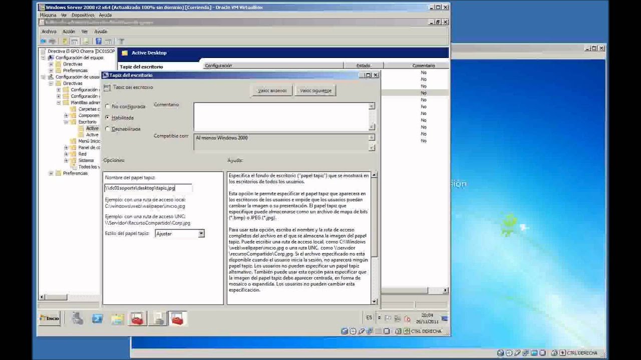 Windows Server 2008 - Papel Tapiz Obligatorio