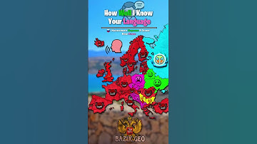 How Well I Know Your Language #europe #geographythroughmaps #mapping #geography