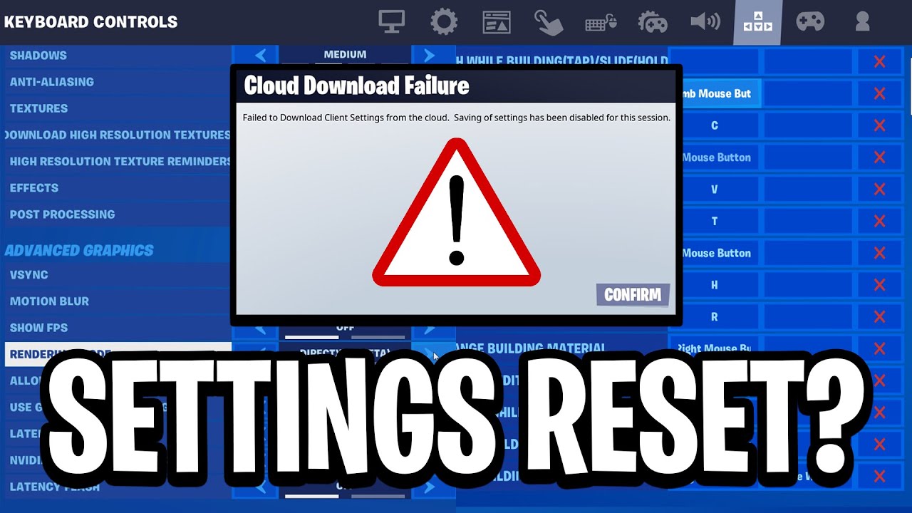 Fortnite Cloud Download Failure error, Fortnite not working