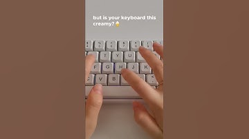 creamy?? 🍦👀 #keyboard #shorts #thock #keyboardshorts #mechanicalkeyboard