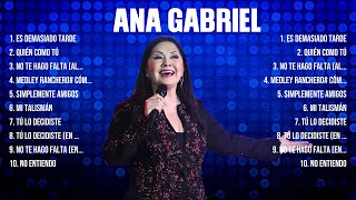 Ana Gabriel ~ Românticas Álbum Completo 10 Grandes Sucessos