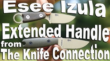 Improving the Esee Izula grip with Knife Connection Extended Handle Scales