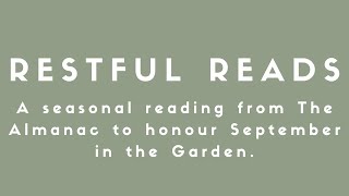 RESTFUL READS | THE ALMANAC | LIA LEENDERTZ