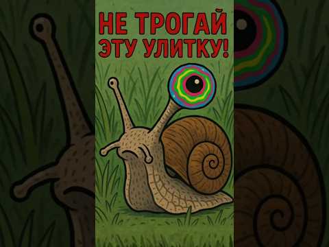 НЕ ТРОГАЙ ЭТУ УЛИТКУ! 🚫 Внутри НЕЧТО УЖАСНОЕ! #shorts