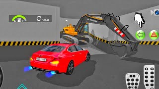 New ✨ Heavy Excavator Stuck in Parking Station 🚦 3d Driving Class game play video #gameplay #cargame screenshot 3