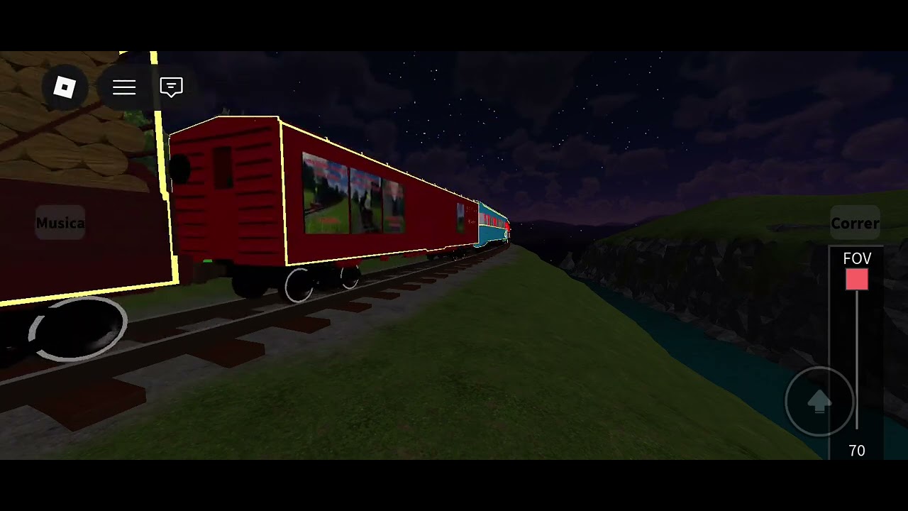 Parte 2 do trem de natal 2025 no tms1 ( f g22ub 4328)