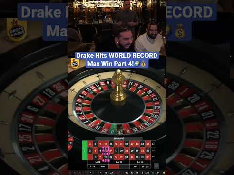 Drake Hits WORLD RECORD Max Win On Roulette Part 4! #drake #roulette #worldrecord #maxwin #casino