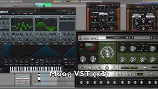 Cool patch with Serum, Moog VST and Audiothing's Outerspace screenshot 5