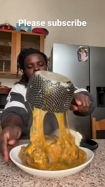 #short this is how African eat fufu #shorts follow for more