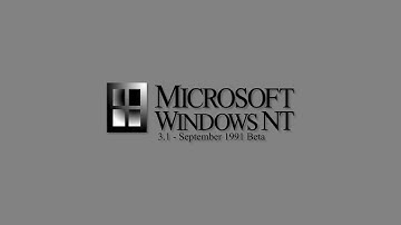 Installing Windows NT 3.1 Build 196