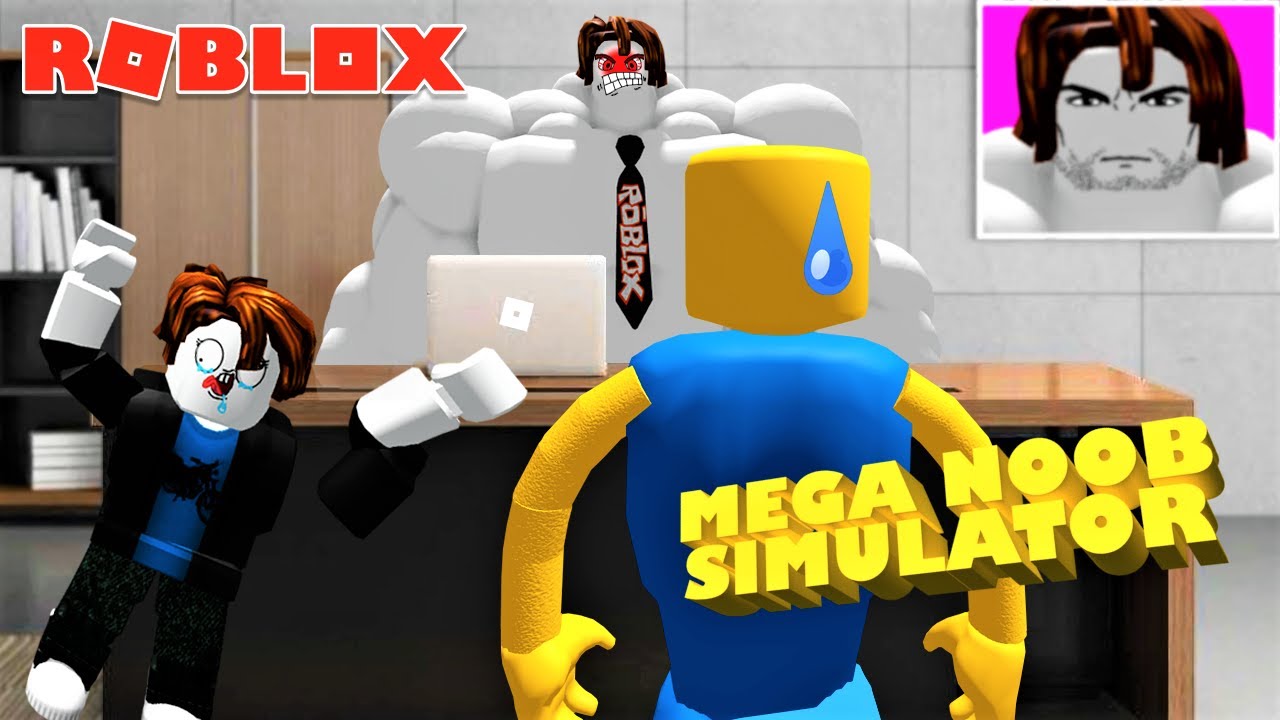 Becoming The Biggest Size Noob In Roblox Mega Noob Simulator 