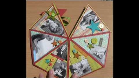 Folded Triangle Accordion Book