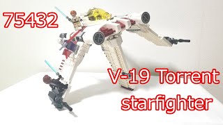 LEGO Star Wars 75432 V-19 TORRENT STARFIGHTER Review! (2025) - YouTube