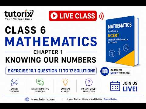 🔴 LIVE NOW | Class 6 Mathematics | Chapter 10 | Exercise 10.1 Solutions | NCERT
