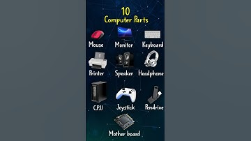 10 Computer Parts Name in English 🖥️🖱️ | Computer Parts Name in English | Computer Parts Name ⌨️🖨️